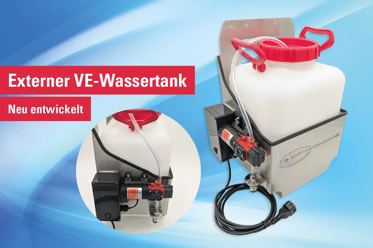 Externer VE-Wassertank